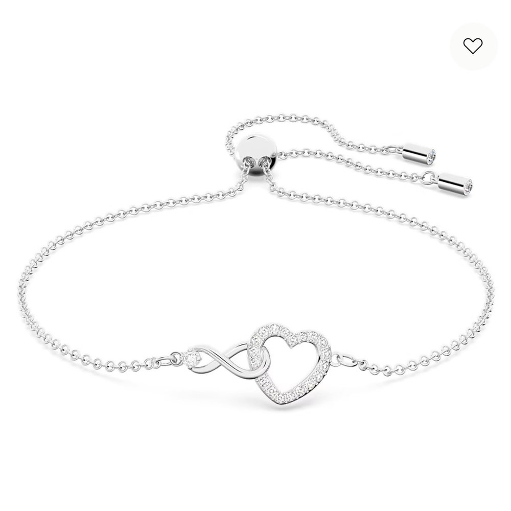 Swarovski infinity bracelet